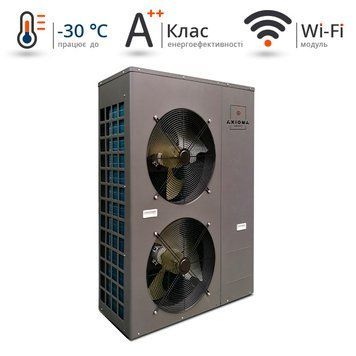 Тепловий насос Inverter + EVI моноблок, 32кВт 380В, модель - AXHP-EVIDC-32M-3, AXIOMA energy 516,92 фото