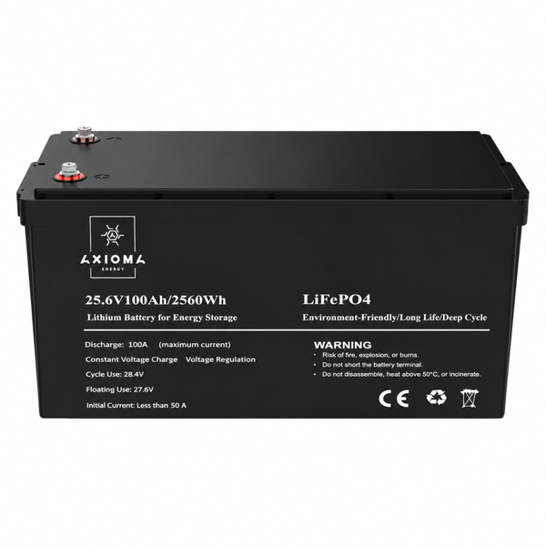 Акумулятор літієвий LiFePO4 25.6В 100A, AX-LFP-100/25.6, AXIOMA energy 87,0491 фото
