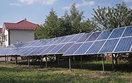 Сетевая солнечная электростанция 15кВт 